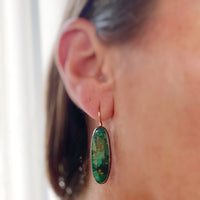 Malachite Mosaic Earrings